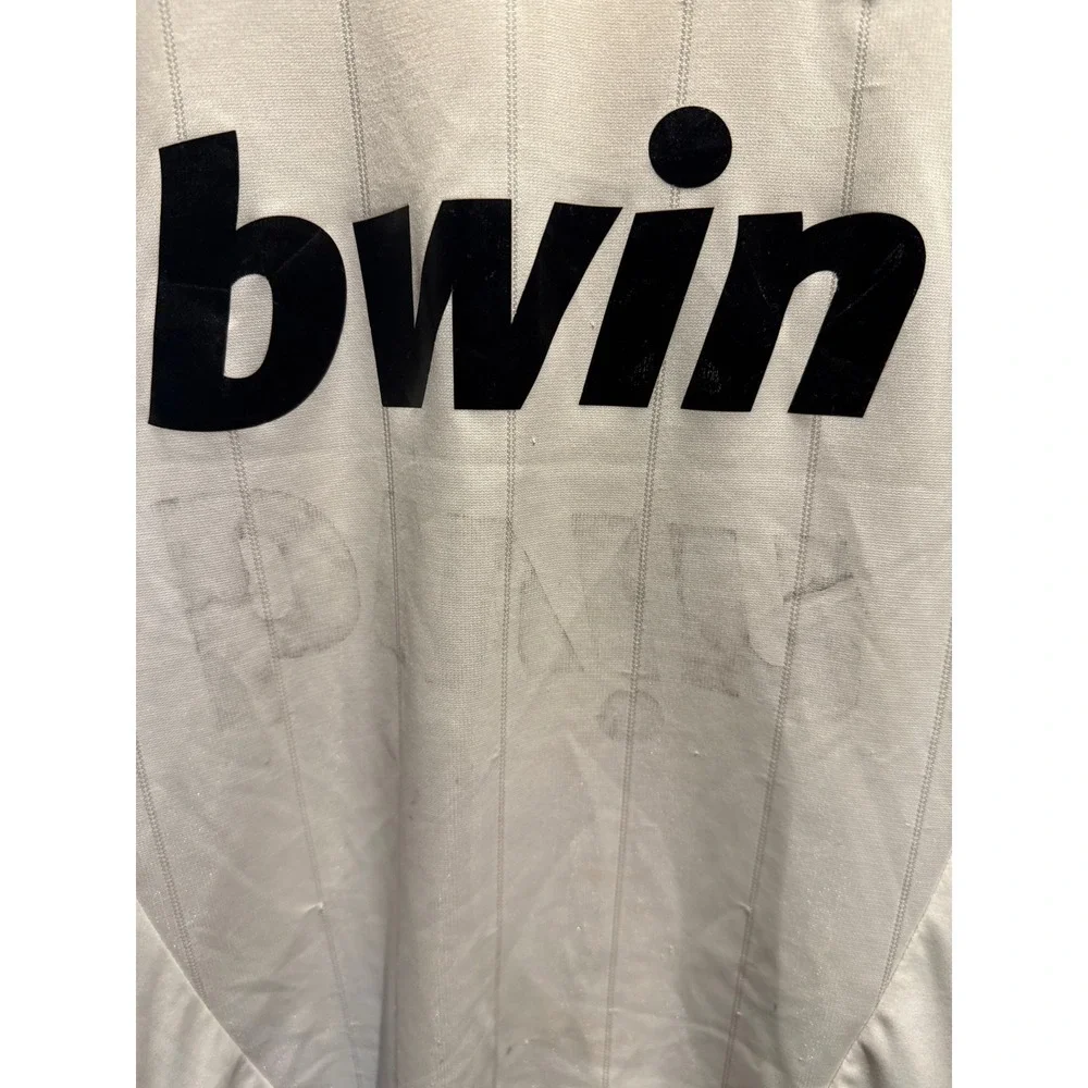 Adidas Real Madrid 2012 2013 Home Jersey White 110 Anos Patch Bwin Mens Medium